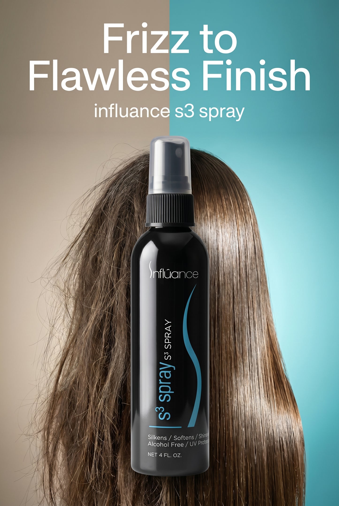 INFLUANCE S3 FINISHING SHINE SPRAY 4oz
