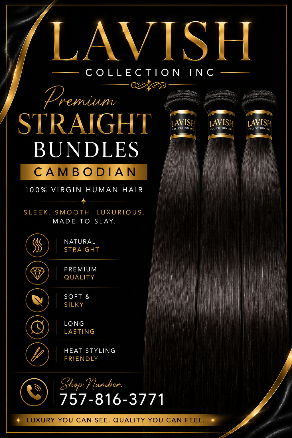 PREMIUM STRAIGHT CAMBODIAN