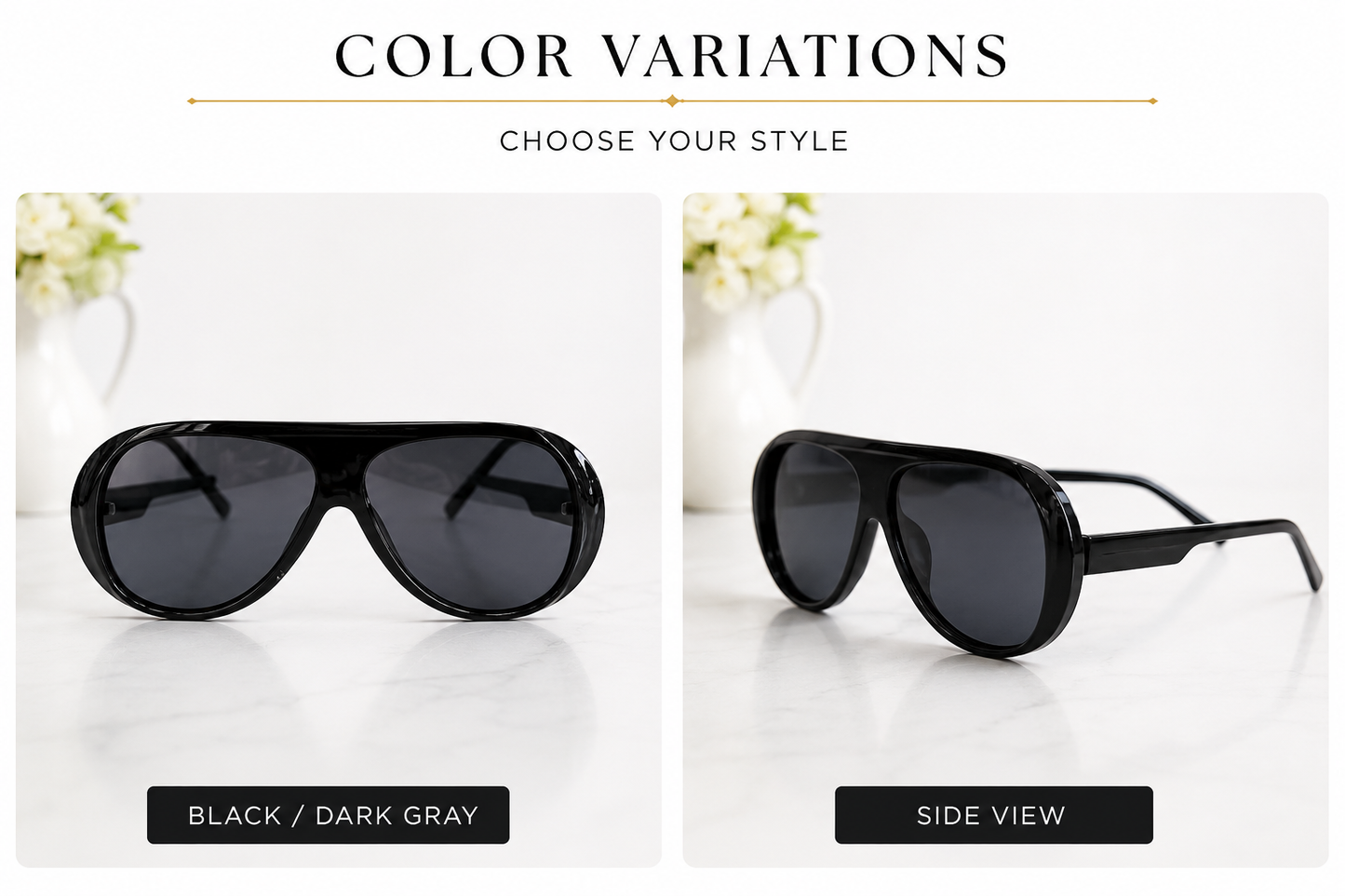 Y2K Luxe Oversized Fashion UNISEX Sunglasses | Lavish Collection