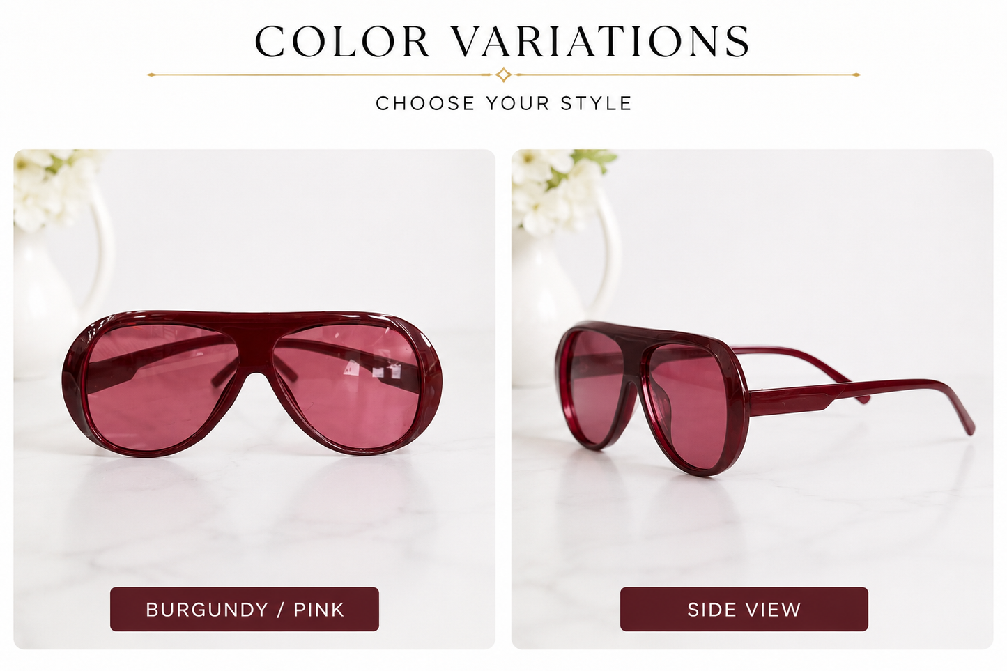 Y2K Luxe Oversized Fashion UNISEX Sunglasses | Lavish Collection